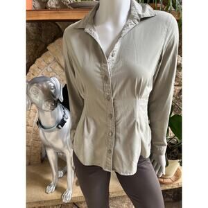 Mountain Hardwear Button Down Hiking Long Sleeve Shirt Women's Size 6